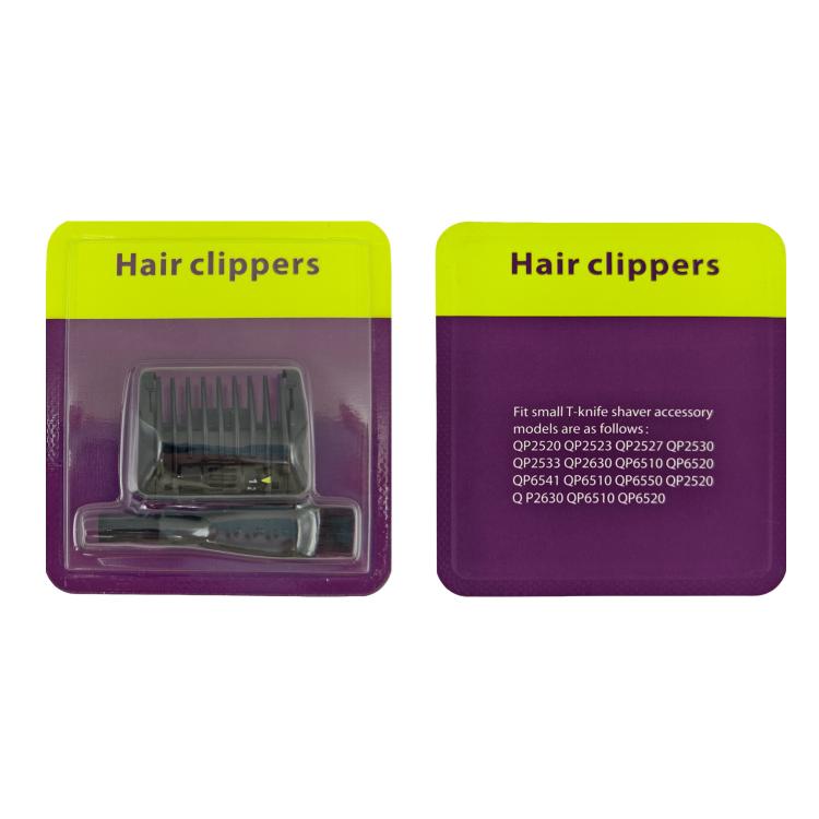 Compatible 1mm to 5mm Adjustable Guide Comb For Philips OneBlade QP2520 / QP2630 Guard Attachment  with Cleaning Brush, 1mm to 5mm