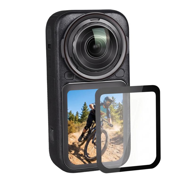 Compatible For Insta360 X6 Tempered Glass Screen Protector Ultra-Clear Full Coverage Film, 1 Set, 2 Sets