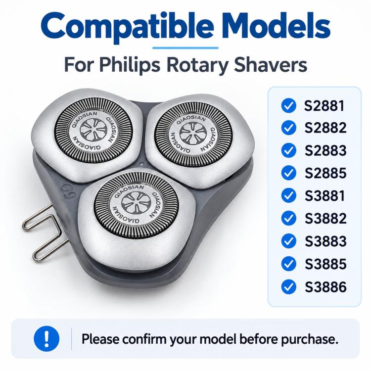 Replacement Shaver Head for Philips Norelco S2881 / S2882 / S2883 / S3881 / S3882 / S3885