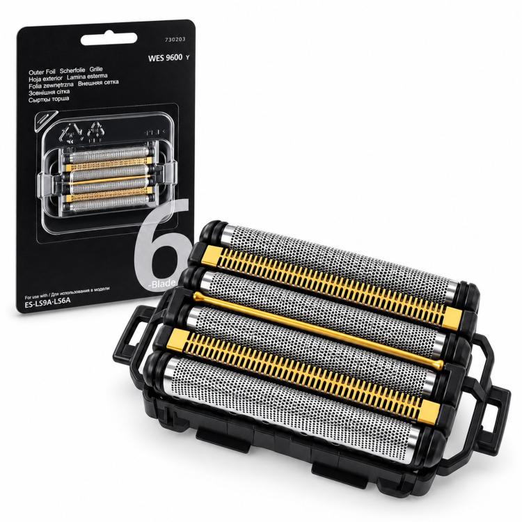 Replacement Outer Foil Cassette for Panasonic Arc6 ES-LS9A / ES-LS8A / ES-LS6A, WES9600