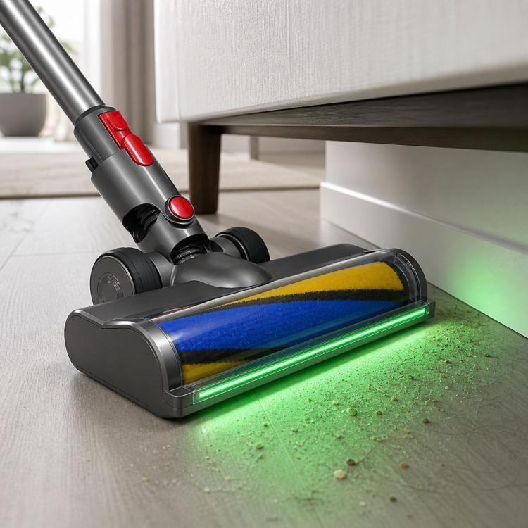 Replacement Soft Roller Head for Dyson V7 / V8 / V10 / V11 / V15, Green LED