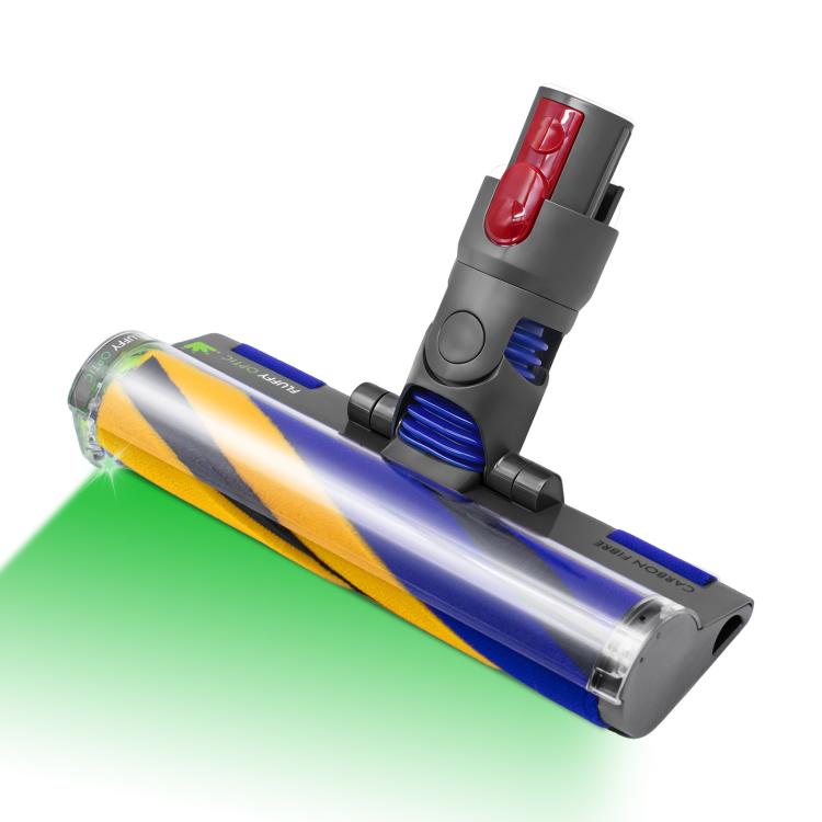 Replacement Green LED Fluffy Head for Dyson V7 / V8 / V10 / V11 / V15 or V12 Slim
