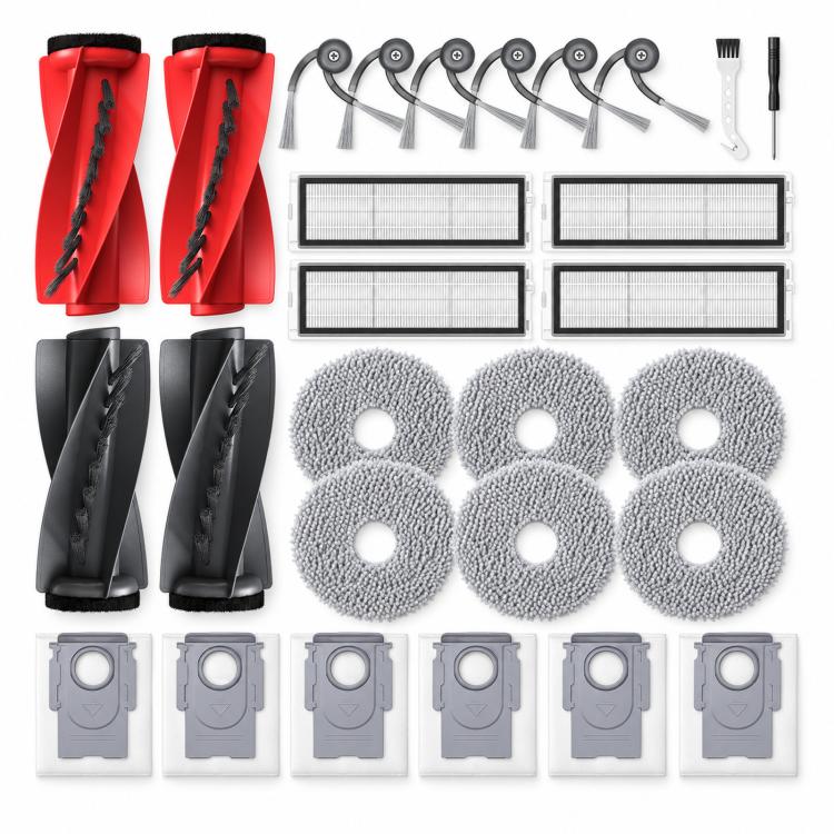 Replacement Parts for Roborock Qrevo S5V / Edge S5A / Curv S5X – Kit or Roller Pair