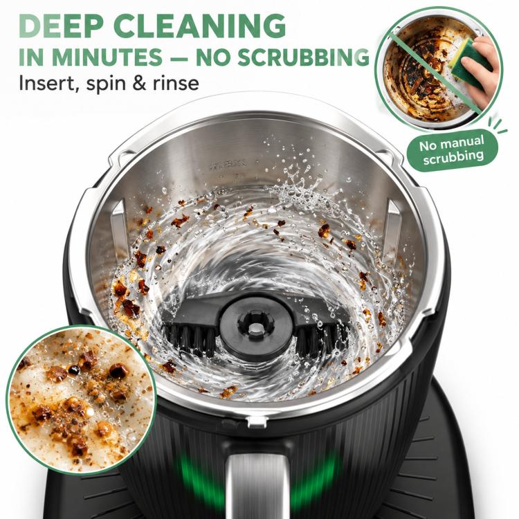 Bowl Cleaning Brush Attachment Compatible with Thermomix TM7 / TM6 / TM5