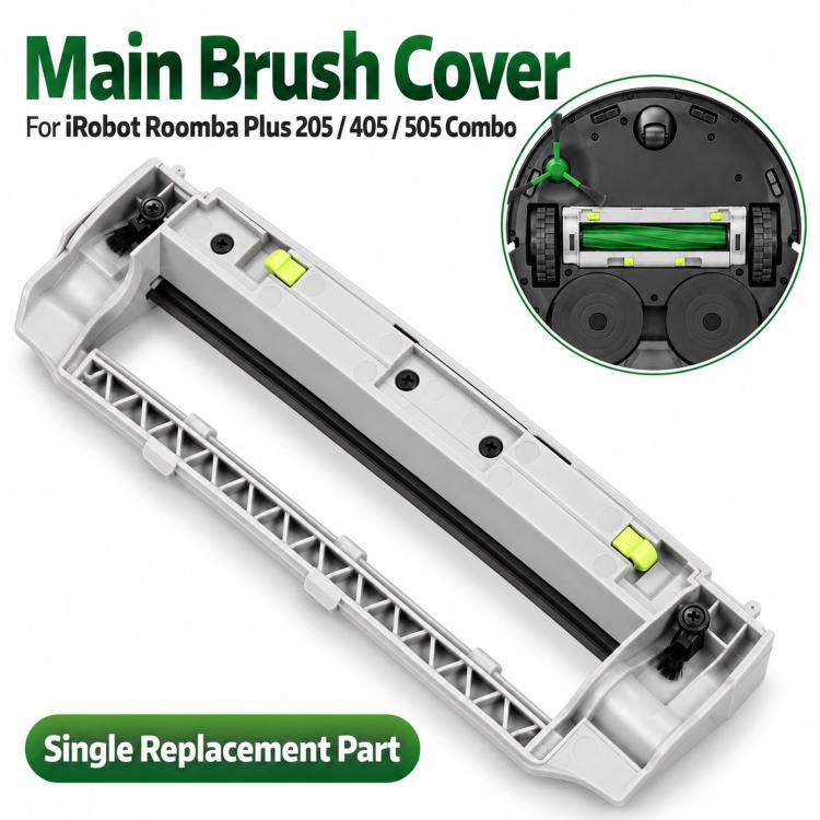 Replacement Main Brush Cover for iRobot Roomba Plus 405 / 505 & 205 DustCompactor Combo