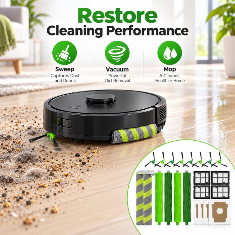 Replacement Parts Kit for iRobot Roomba Max 705 / 706 / 707 Combo, 11 or 22 Pieces