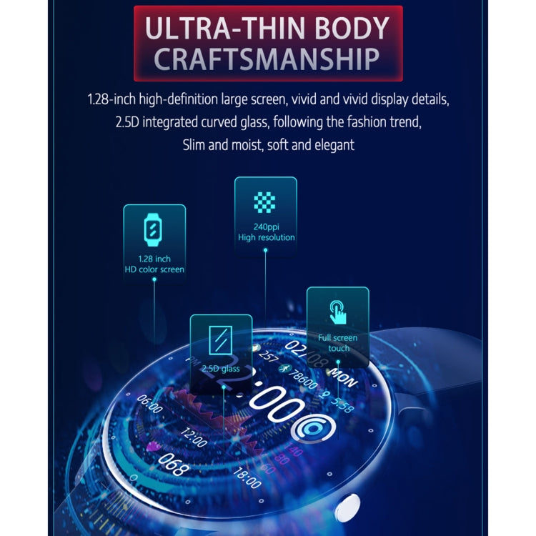 Sport Smart Watch – 1.28" HD, Heart Rate, Blood Oxygen, IP67-NORTH EDGE NL02