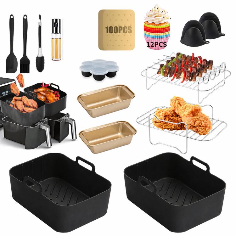 Baking Kit With Silicone Liner Grill Rack Cake Pan, For Ninja Food air fryers. - PartsWorld Appliance LLC