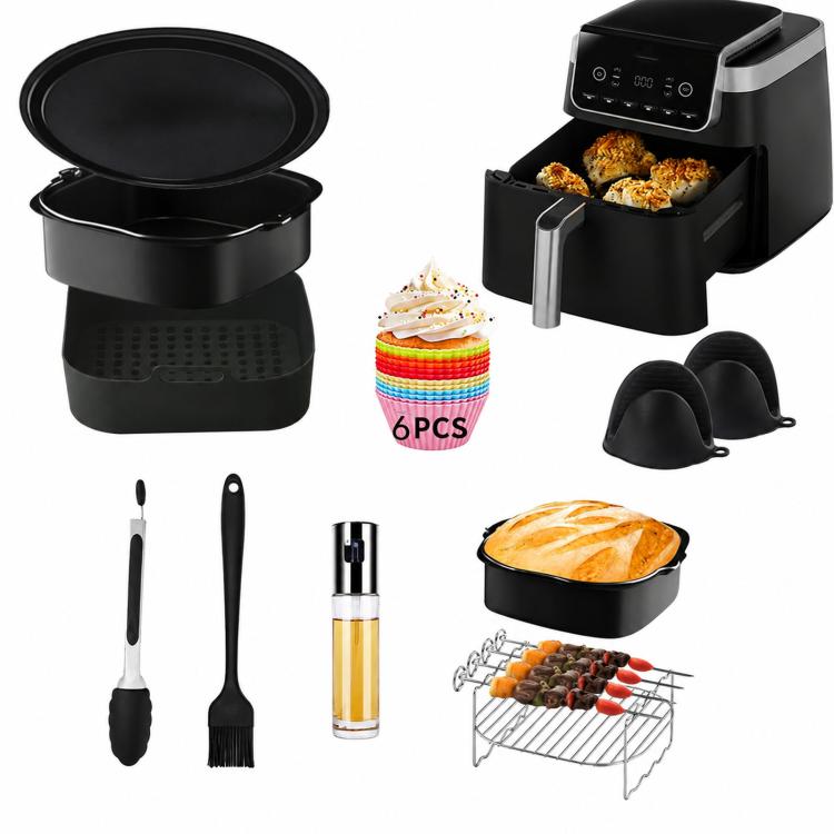 Baking Kit With Silicone Liner Grill Rack Cake Pan, For Ninja Food air fryers. - PartsWorld Appliance LLC