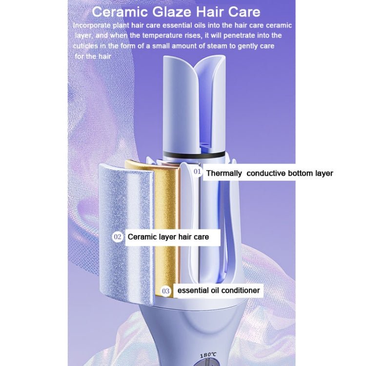 Extended Automatic Ceramic Curling Iron 32mm Shaped Big Wave Styling Tools. - PartsWorld Appliance LLC