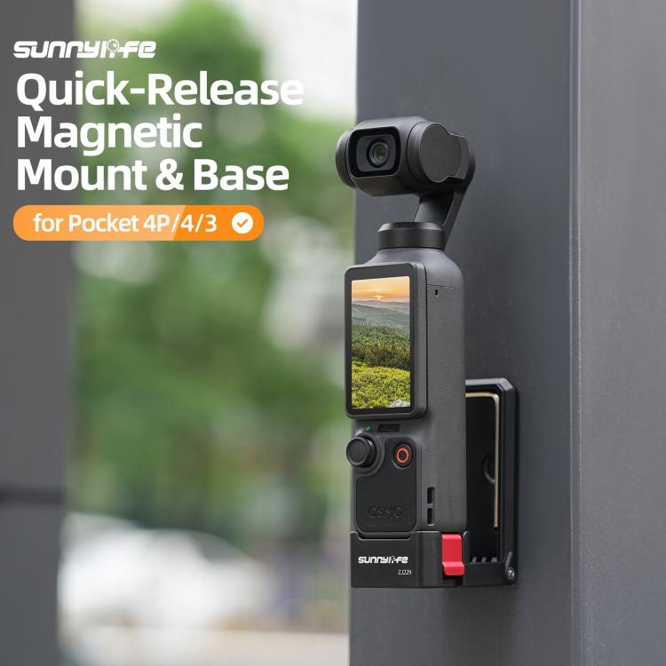 For DJI Osmo Pocket 4P Sunnylife Quick-Release Magnetic Mount Tabletop Base Bracket Angles Adjustable Stand, OP4-ZJ229 - PartsWorld Appliance LLC