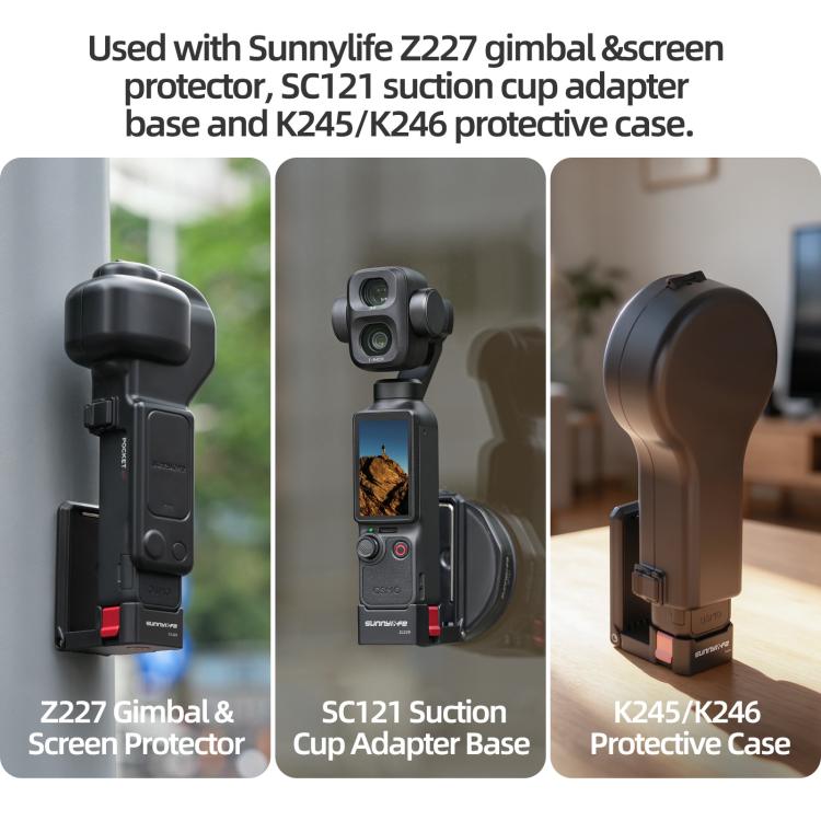 For DJI Osmo Pocket 4P Sunnylife Quick-Release Magnetic Mount Tabletop Base Bracket Angles Adjustable Stand, OP4-ZJ229 - PartsWorld Appliance LLC