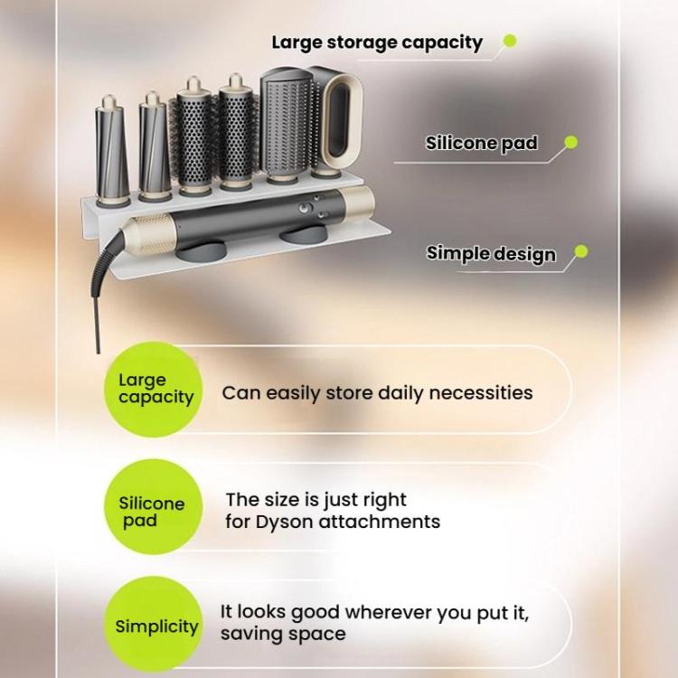 For Dyson Airwrap Attachment Storage Stand All-in-One Desktop Organizer Holds 6 Nozzles. - PartsWorld Appliance LLC