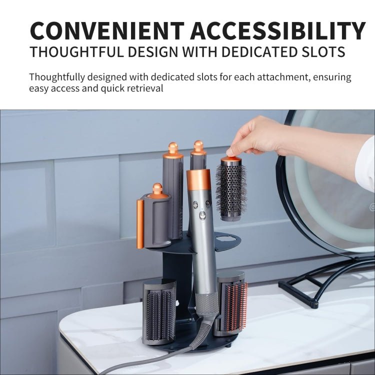 For Dyson Airwrap Curling Iron Desktop Storage Rack Wall-mounted Carbon Steel Bracket - PartsWorld Appliance LLC