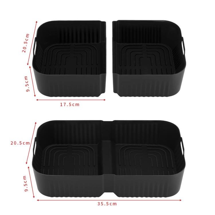 For Ninja AF500 AF500EU FlexBasket 10.4L MegaZone, 3 Pcs Silicone Liners Set, 10 Pcs Accessories Kit, 11 Pcs Accessories Kit, 13 Pcs Accessories Kit, 15 Pcs Deluxe Accessories Kit - PartsWorld Appliance LLC
