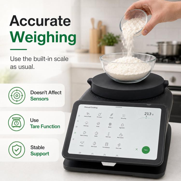 For Thermomix TM7 Scale Base Protection Cover Silicone Weighing Plate - PartsWorld Appliance LLC