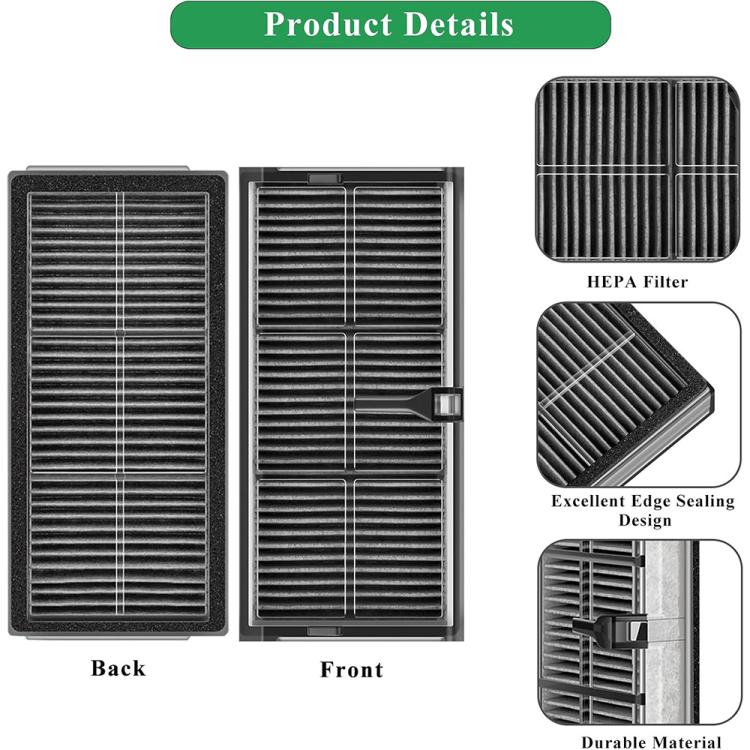 HEPA Filter for Dreame X30 Ultra X40 Ultra L60 Ultra FE L50 Ultra AE L10s Ultra Gen2 Gen3 D30 Ultra (4-Pack) - PartsWorld Appliance LLC