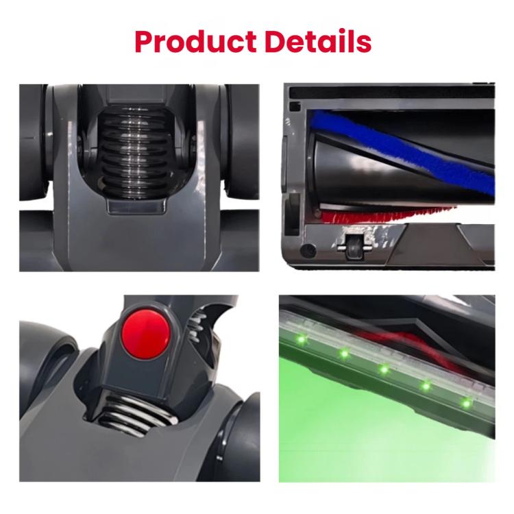 Motorized Floor Brush Head Compatible with Dyson V7 V8 V10 V11 V15 — Soft, Bristle & Combo (X0012/X0013) - PartsWorld Appliance LLC
