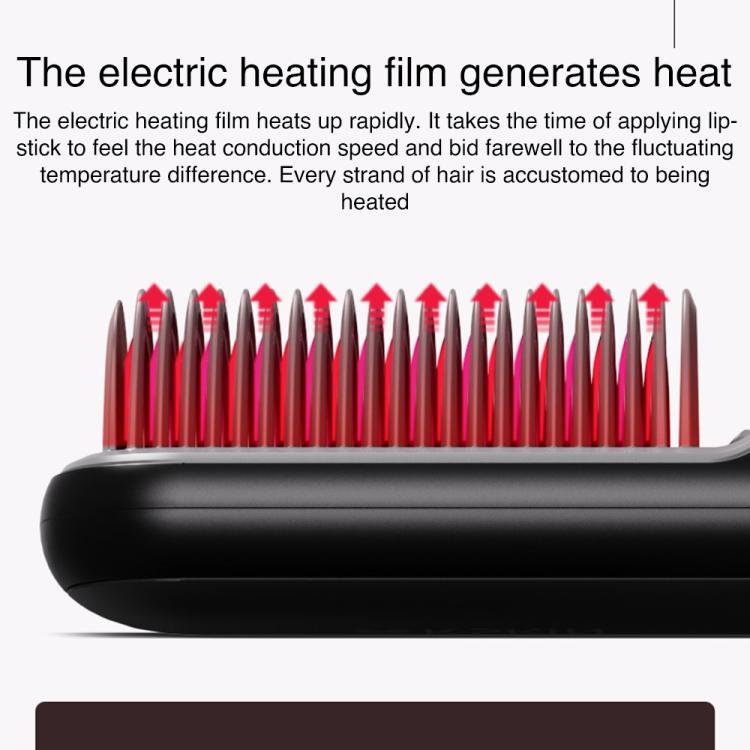 Negative Ion Hair Care Type-C Wireless Hair Straightening Comb - PartsWorld Appliance LLC
