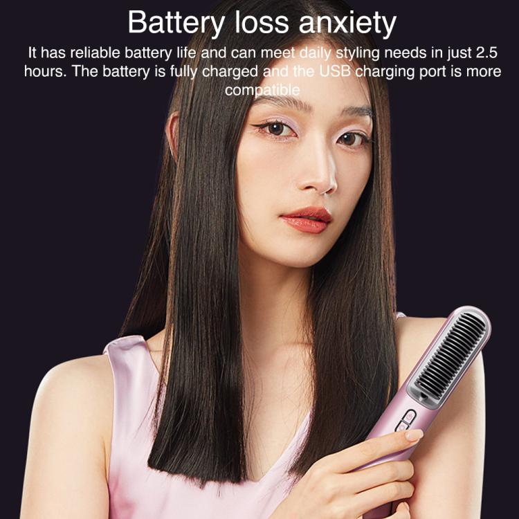 Negative Ion Hair Care Type-C Wireless Hair Straightening Comb - PartsWorld Appliance LLC