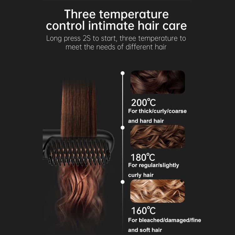 Negative Ion Hair Care Wireless Hair Straightener Portable Straight and Curly Hair Straightener - PartsWorld Appliance LLC