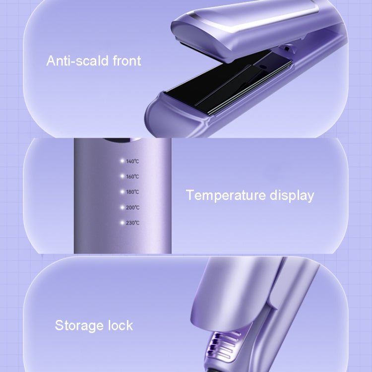 Negative Ion Straightening Curling Hair Wet and Dry Clipper Anti Hot Curling Iron - PartsWorld Appliance LLC