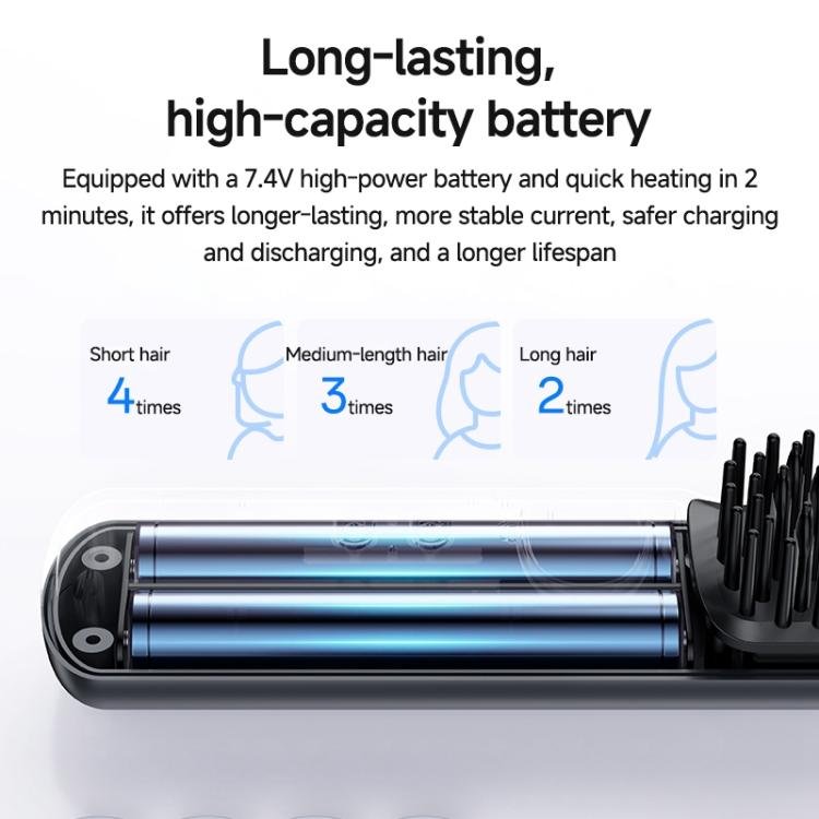 Smart Temperature Levels Cordless Hair Straightener - PartsWorld Appliance LLC