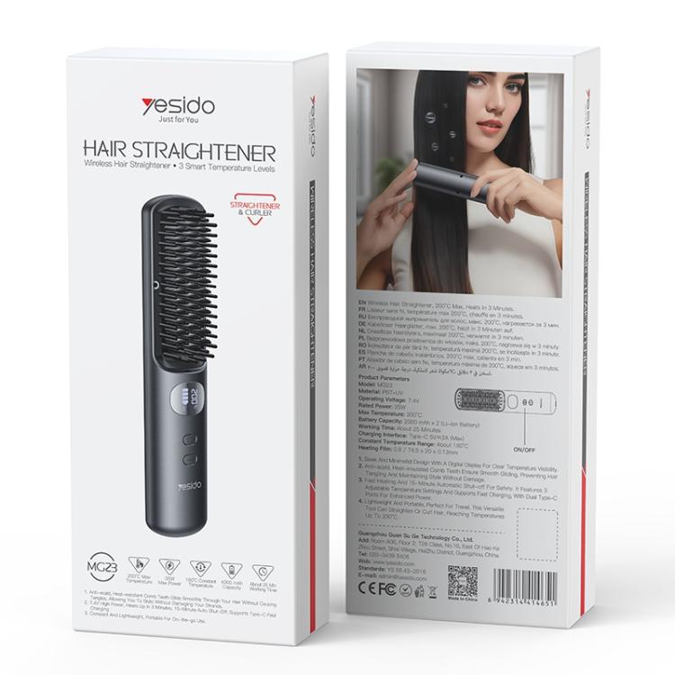 Smart Temperature Levels Cordless Hair Straightener - PartsWorld Appliance LLC