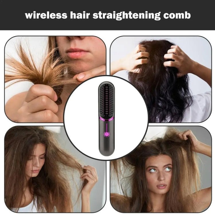 Wireless Hair Straightening Comb USB Charging Curling Iron - PartsWorld Appliance LLC